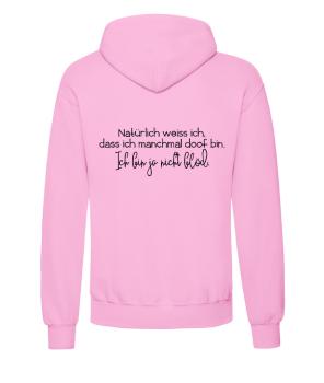 ich bin ja nicht blöd